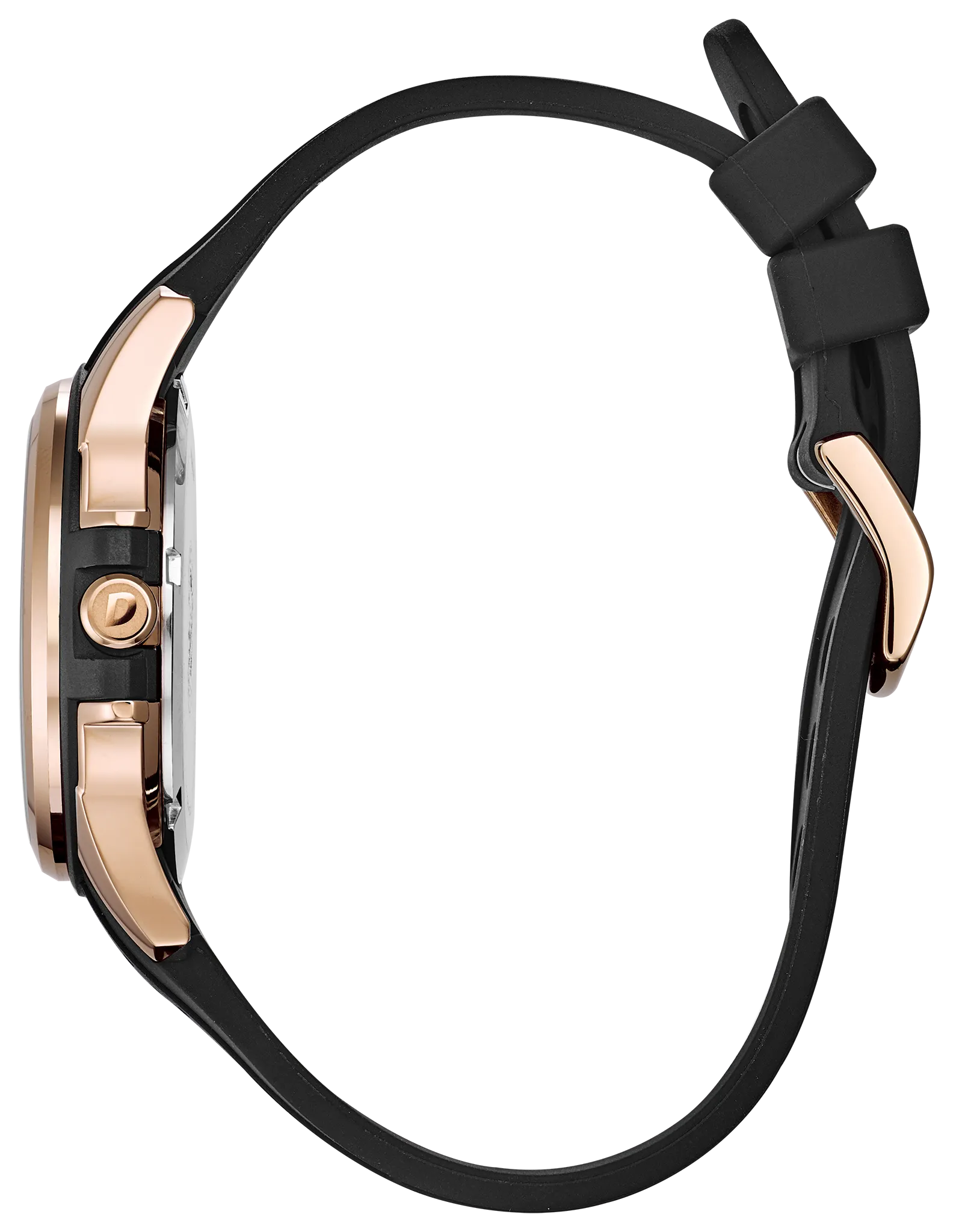 AR - Ladies Eco-Drive FE6133-09A Rose Silicon Strap Watch | CITIZEN